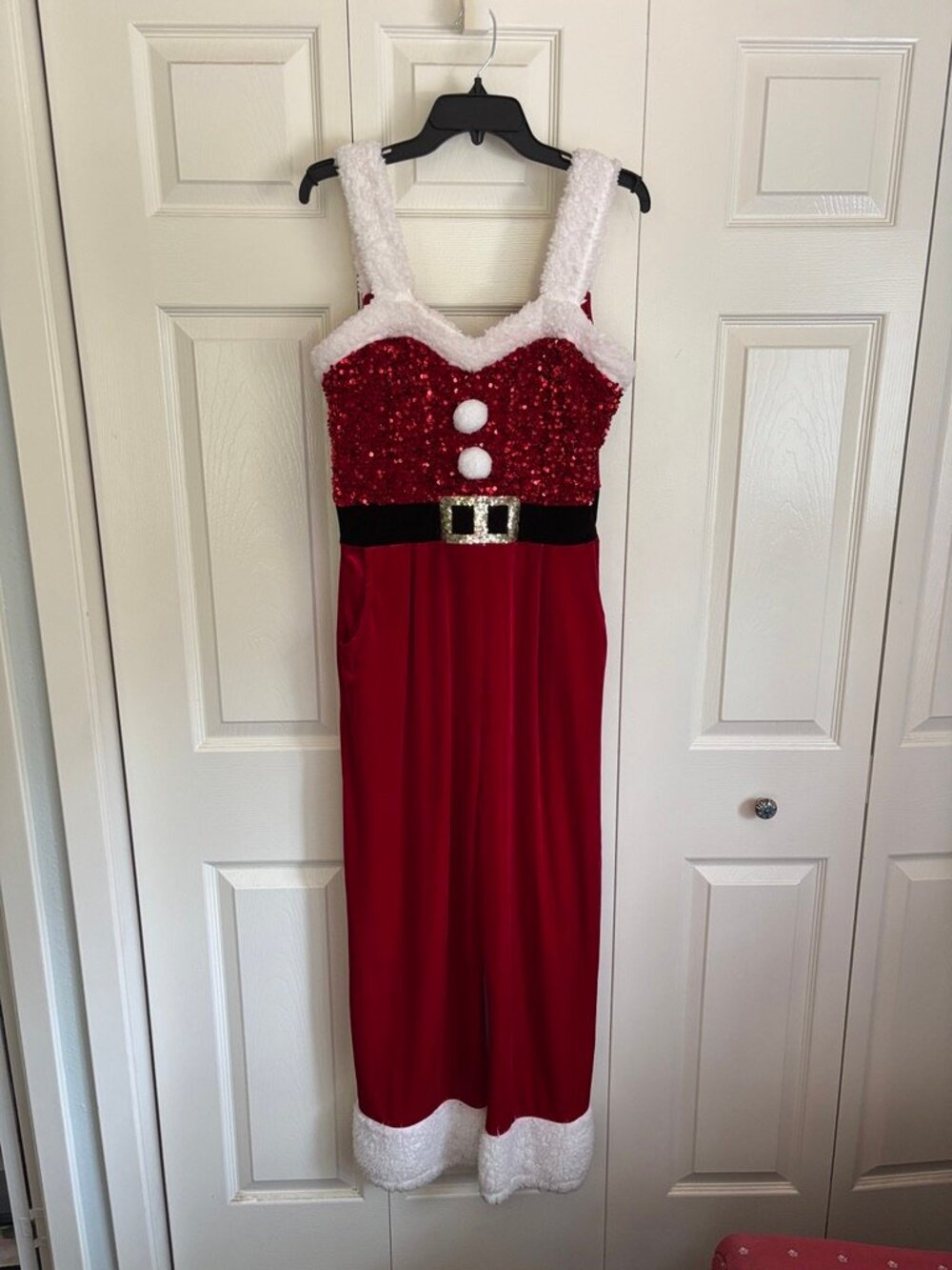 Holiday Santa Jumpsuit - Size L